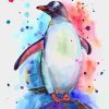 Penguin Art paint by numbers