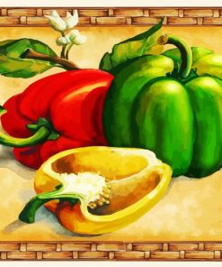 Peppers paint by numbers