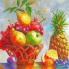 Pineapple And Fruits paint by numbers