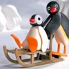 Pingu and His Friends paint by numbers