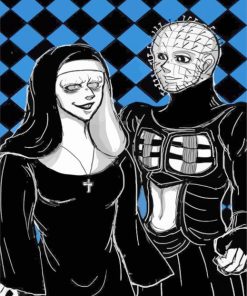 The Pinhead And His Lover paint by numbers