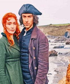 Poldark Character paint by numbers