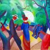 Promenade By Macke paint by numbers