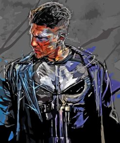 The Punisher Action Movie Paint by numbers