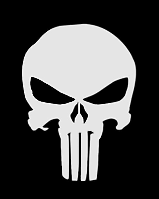 Punisher Logo paint by numbers