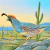 Quail Bird paint by numbers