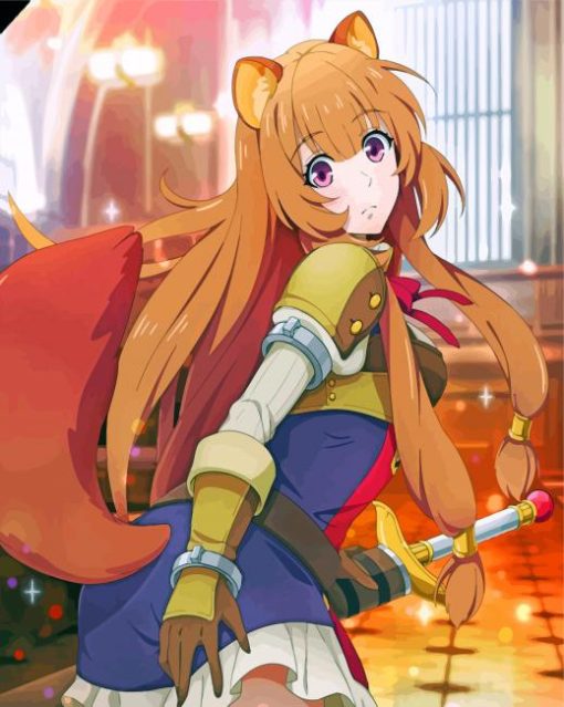 Raphtalia The Rising Of The Shield Hero paint by numbers
