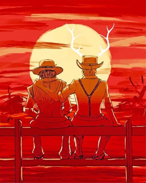 Red-Dead-Redemption-art-paint-by-number