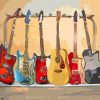 Rock Guitars Art paint by numbers