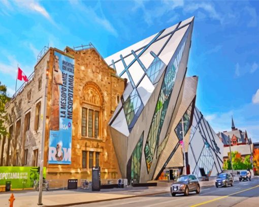 Royal Ontario Museum Toronto paint by numbers