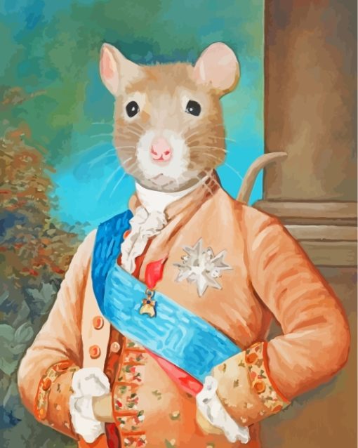 Royal Rat paint by numbers