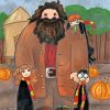 Hagrid Harry Hermione And Ron Art paint-by-numbers