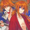 Ruroni Kenshin Anime paint by numbers