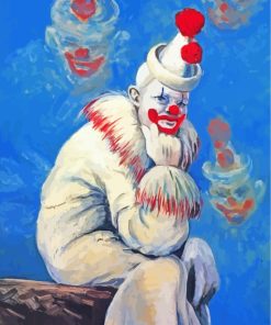 Sad Clown Art paint by numbers