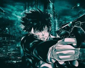 Shinya Kogami Psycho Pass paint by numbers