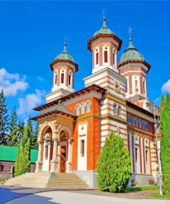 Sinaia Monastery paint by number