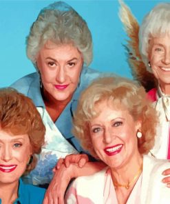 The Golden Girls Sitcom paint by numbers