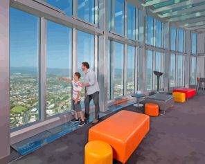 Skypoint Observation Deck Queensland paint by numbers