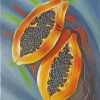 Sliced Ripe Papaya paint by numbers