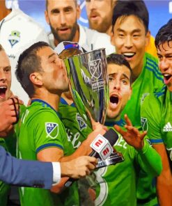Sounders Sport Team paint by numbers