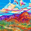 Southwest Desert Art paint by numbers