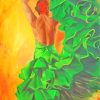 Spanish Flamenco Dancer paint by numbers
