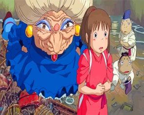 Spirited Away Anime Paint by numbers