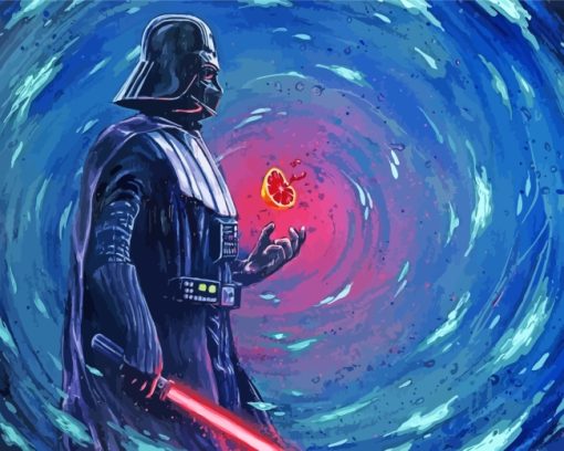 Star Wars Darth paint by numbers