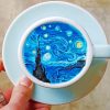 Starry Night Coffee Cup paint by numbers