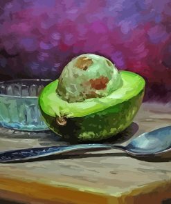 Still Life Avocado paint by numbers