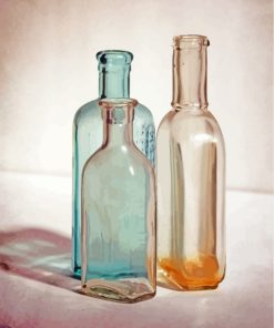 Still Life Glass Bottles paint by numbers