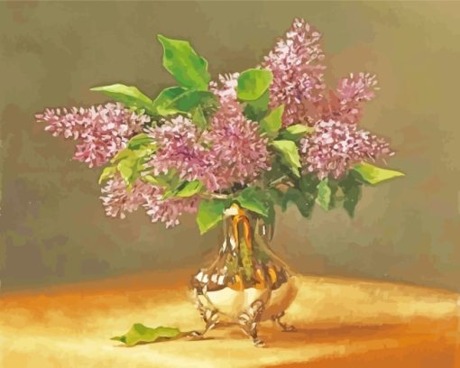 Still Life Lilacs paint by numbers