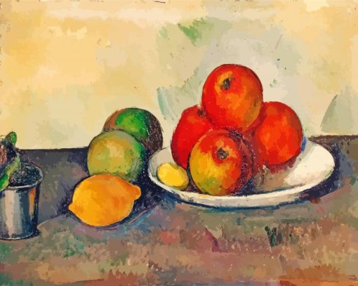 Still Life With Apples By Paul Cezanne paint by numbers