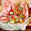 Still Life With Pink Fish By Olley paint by numbers