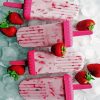 Popsicle Strawberry Fruit paint by numbers