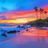 Sunset South Maui Island paint by numbers