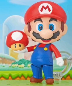 Super Mario And Lampe Champignon paint by numbers