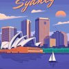 Sydney The Largest City In Australia paint by numbers