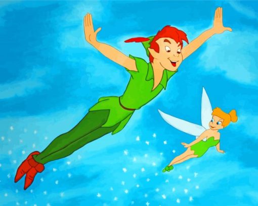 The Adventures Of Peter Pan paint by numbers