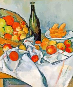 The Basket Of Apples By Paul Cezanne paint by numbers