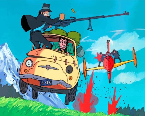 The-Castle-Of-Cagliostro-anime-paint-by-number