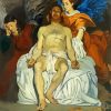 The dead Christ With Angels By Manet paint by numbers