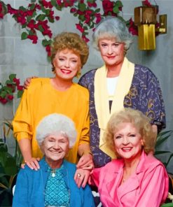 The Golden Girls Actors paint by numbers