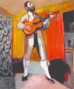 The Guitarist Henri Matisse paint by numbers