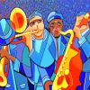 The Jazz Band Music paint by numbers