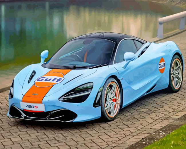 The McLaren 720S paint by numbers