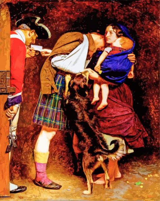 The Order of Release 1746 John Millais paint by numbers