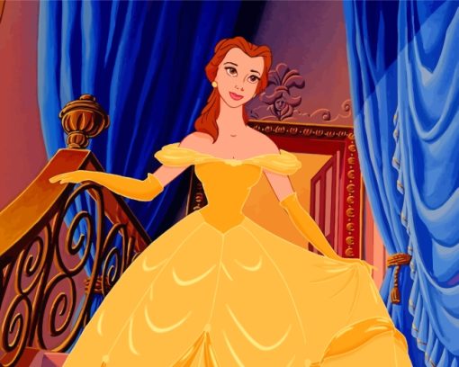 The Princess Belle paint by numbers