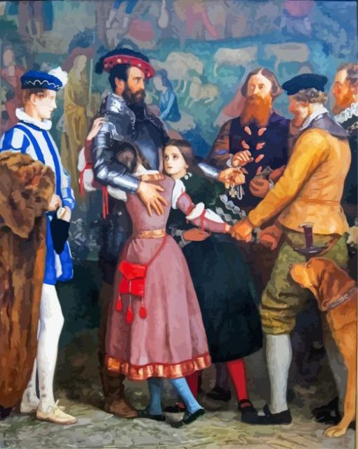 The Ransom Millais paint by numbers