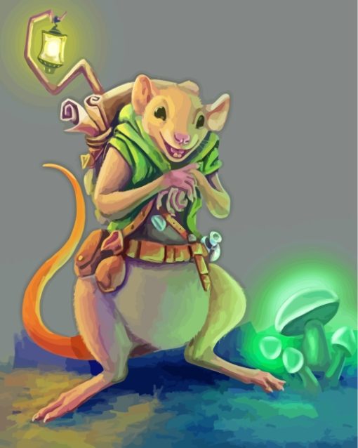 The Rat Merchant paint by numbers